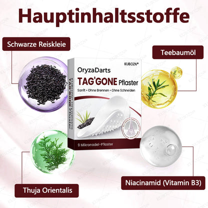 KUBOZN® OryzaDarts TAG’GONE – Schmerzfreie Entfernung an der Wurzel dank Schwarzer-Reis-Mikrotechnologie ✨  (offer)